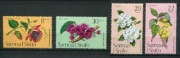 Samoa - ** N° 349 à 352 - Fleurs - Samoa (Staat)