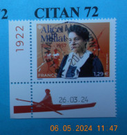 FRANCE 2024    ALICE  MILLIAT   ( 1884 - 1957 )    NEUF  OBLITERE  DATE - Used Stamps