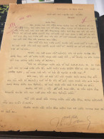 South Vietnam Letter-sent Mr Ngo Dinh Nhu -year-15/6/1953 No-184- 1 Pcs Paper Very Rare - Documents Historiques