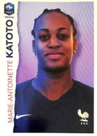 45 Marie-Antoinette Katoto - Panini Football Au Plus Près Des Bleus Intermarché 2020 Sticker Vignette - Sonstige & Ohne Zuordnung