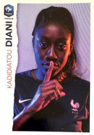 46 Kadidiatou Diani - Panini Football Au Plus Près Des Bleus Intermarché 2020 Sticker Vignette - Sonstige & Ohne Zuordnung