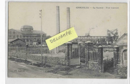 80 EPPEVILLE 2 CARTES LA SUCRERIE PONT ET CANTINE   ANIMATION    BEAU PLAN - Sonstige & Ohne Zuordnung