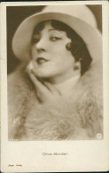 OLIVE BORDEN (  Richmond ) - ACTRESS - EDIT BALLERINI & FRATINI - RPPC POSTCARD 1920s  (TEM543) - Artistas