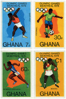 70800 MNH GHANA 1976 21 JUEGOS OLIMPICOS VERANO MONTREAL 1976 - Ghana (1957-...)