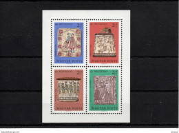 HONGRIE 1969 Journée Du Timbre, Poteries Yvert 2068-2071, Michel Block 73 NEUF** MNH Cote 6 Euros - Ungebraucht