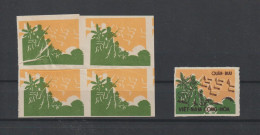 S.VIETNAM 1960  -   #ERROR  COLOR MISSING - PRINTED ON FOLD PAPER  + 1 Normal  **MNH   Michel N°1      Réf  MM - Vietnam