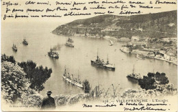 2095 - Alpes Maritimes -  VILLEFRANCHE  :  L'ESCADRE     VOYAGEE EN 1902 - Villefranche-sur-Mer