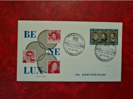 Lettre LUXEMBOURG   20° ANNIVERSAIRE 1944 / 1964 BENELUX - Other & Unclassified