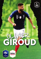 C20 Olivier Giroud - Carte Panini Football Au Plus Près Des Bleus Intermarché 2020 - Sonstige & Ohne Zuordnung