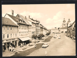 AK Schmölln / Thür., Strassenpartie Am Marktplatz  - Schmoelln