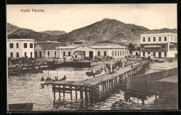 CPA Sao Vicente, Vista Parcial, Bateaux  - Cap Verde