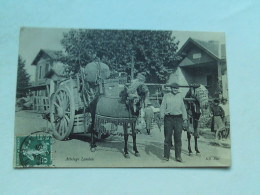 (Landes - 40)  -  Attelage Landais  (double Attelage De Mules - Joug Landais - Déménagement !!)....voir Scans - Altri & Non Classificati