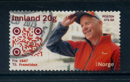 Norway 2022 - 375th Anniversary Of The Norwegian Post Office Used 20 Gram Stamp. - Usados