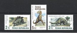 Ceska Rep. 1994 Prehistoric Fauna Y.T. 40/42 ** - Unused Stamps