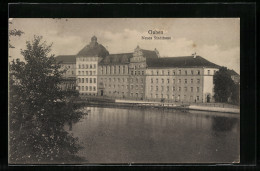 AK Guben, Neues Stadthaus  - Guben