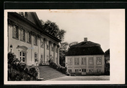 Foto-AK Deutscher Kunstverlag, Nr.3: Hohenzieritz, Partie Am Schloss  - Fotografia