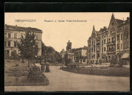 AK Nordhausen, Museum Und Kaiser Friedrich-Denkmal  - Nordhausen