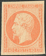 * No 16, Orange, Quasiment **, Très Frais. - TB. - R - 1853-1860 Napoléon III.