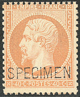 * Specimen. No 23d, Très Frais. - TB - 1862 Napoléon III.