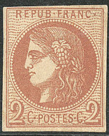 (*) No 40Bd, Brun-rouge Foncé. - TB - 1870 Emisión De Bordeaux