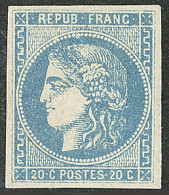 * No 46A, Bleu-gris, Jolie Pièce. - TB. - R - 1870 Emisión De Bordeaux