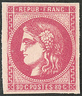 * No 49c, Rose Carminé, Très Frais. - TB. - R - 1870 Emission De Bordeaux