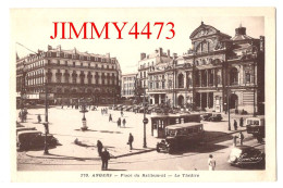 CPA - ANGERS - Place Du Ralliement - Le Théâtre ( Place Bien Animée ) Phot. Maurice Chrétien - Angers