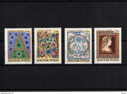 HONGRIE 1970  JOURNEE DU TIMBRE Yvert 2110-2113, Michel 2603-2606 NEUF** MNH Cote 5,20 Euros - Unused Stamps