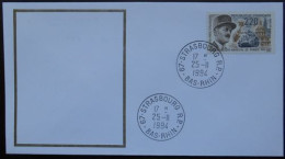 S208 Cachet Temporaire Strasbourg 67 Bas Rhin Libération 25 Novembre 1994 - Manual Postmarks