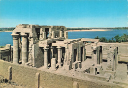 EGYPTE - Kom Ombo - Temple - Vue Sur Le Nil Derrière - Vue Générale - Carte Postale - Asuán