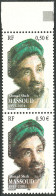 **  Massoud, Visage Verdâtre. No 3594 (SM #3576b), En Paire Verticale Bdf Avec Normal. - TB (cote SM) - Altri & Non Classificati