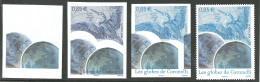 **  Globes De Coronelli. No 4144, 3 Ex ND Avec Variétés Diverses, + Ordinaire. - TB - Other & Unclassified