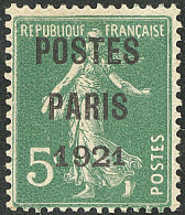 Postes Paris. Grands Chiffres "192". No 26d, Trace De Gomme. - TB. - R - 1893-1947