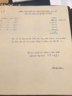 South Vietnam Letter-sent Mr Ngo Dinh Nhu -year-23/3/1954 No-- 1 Pcs Paper Very Rare - Documents Historiques