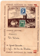 JOURNEE DU TIMBRE 1944 - Commemorative Postmarks