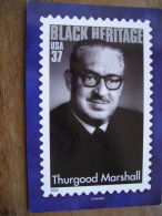 2002 Thugood Marshall Civil Rights Lawer 1st African-American Justice US Supreme Court Cour Suprême Américaine - Timbres (représentations)