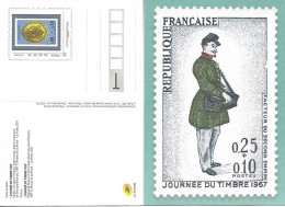 FRANCE ENTIER POSTAL Journée Du Timbre 1967-1975 INTERNATIONALE** - Cartoline-lettere