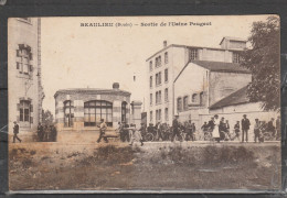 25 - BEAULIEU - Sortie De L' Usine Peugeot - Autres & Non Classés