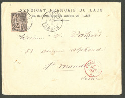 Lettre Cad "Van-Bu/Tonkin" Nov 93 Sur CG 54, Sur Enveloppe Pour Saint-Mandé. - TB - Other & Unclassified