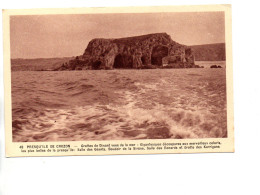 CP Presqu'ile De CROZON Grottes De Dinant Vues De La Mer... - Crozon