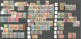 Collection. 1907-1933 (Poste, Taxe), Obl Choisies Sur Timbres Du Congo, Gabon Ou Tchad, Entre Betou Et PK102. - TB - Otros & Sin Clasificación