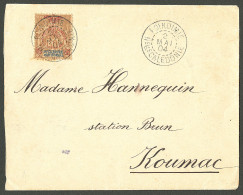 Lettre Cad "Poindimie/Nlle Calédonie". No 76 Sur Enveloppe Pour Nouméa 1904. - TB - R. - Other & Unclassified