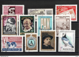 HONGRIE 1969 Yvert 2042-2043 + 2055 + 2072 + 2079-2082 + 2090  Oblitéré Cote Yv 6,20 Euros - Used Stamps