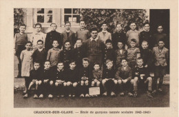 ORADOUR Sur GLANE  Ecole De Garçons ( Année Scolaire 1942-1943 ) - Oradour Sur Glane