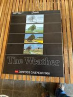 Kalender Calendrier Calendar Danfoss The Weather 1988 - Formato Grande : 1981-90