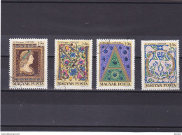 HONGRIE 1970 JOURNEE DU TIMBRE Yvert 2110-2113, Michel 2603-2606 Oblitéré, Used Cote Yv: 5.20 Euros - Gebraucht