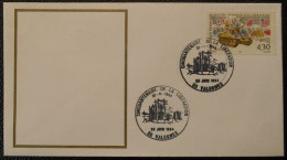 V02 Cachet Temporaire Valognes 50 Manche Cinquantenaire De La Libération 20 Juin 1994 - Commemorative Postmarks