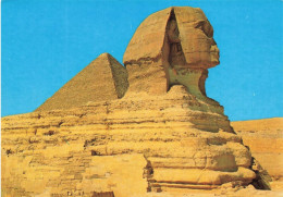 EGYPTE - Giza - The Great Sphinx And The Pyramid Of Kephre - Vue Générale - Carte Postale - Guiza