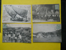 Nouvelle Caledonie , Nouméa ,Marché ,poste Militaire ,pirogue Et Carte Photo - Nouvelle Calédonie