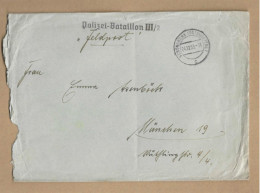 Los Vom 06.05  Feldpost-Briefumschlag Aus Schönbrunn /Oder 1939 Sudeten  Polizeibat. - Brieven En Documenten